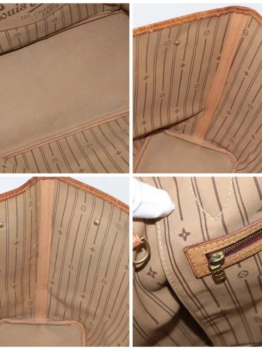 LOUIS VUITTON Monogram Neverfull MM Tote Bag M40156 LV Auth ka3917